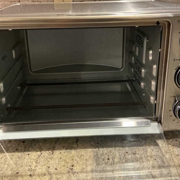 Oster Stainless Steel 6 Slice Toaster Oven – Bake Broil Toast Warm, Turbo, Works - Picture 12 of 14